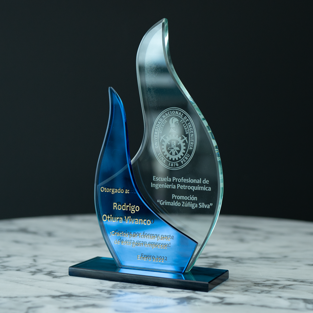 Reconocimientos personalizados en acrílico